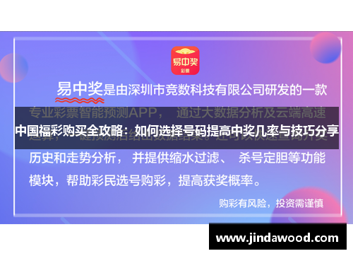中国福彩购买全攻略：如何选择号码提高中奖几率与技巧分享